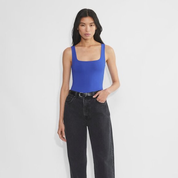 Aritzia Tops - Aritzia Contour Squareneck Bodysuit - Jazz Blue